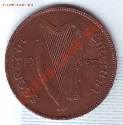 Ирландия.Пенни.1937.Курица. до 24 июля - 19370052.JPG