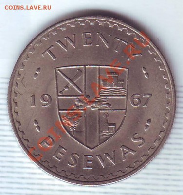 Гана.20 Pesewas. 1967.до 24 Июля - 19670028.JPG