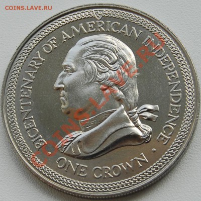 КРОНА - ОСТРОВ МЭН 1976 - Независимость США - до 24 июля - 876
