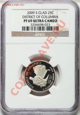 США 2009-S 25ц Колумбия.PF69 до 25.07.13 в 23.00 - lf