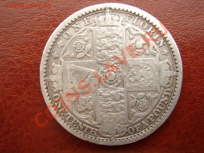 Великобритания: Ag-925 флорин Безбожный 1849 до 24.07 22 - Флорин 1849 безбожный-2.JPG