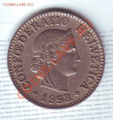 Швейцария.10 Раппен.1953. до 26 июля - 19530017.JPG
