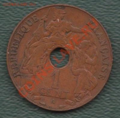 Французский Индокитай, 1 Цент 1938  (22.07)21.00 - 28