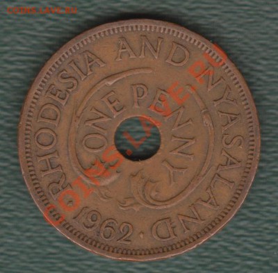 Родезия и Ньясленд, 1 Пенни 1962 (22.07) - 53