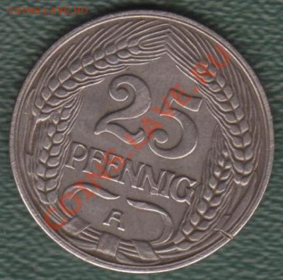 Германия, 25 Пфеннигов 1910 А (22.07) - 73
