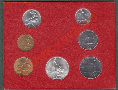Ватикан 500лир1978 +6 монет(23.7-22.00МСК) - 1978r