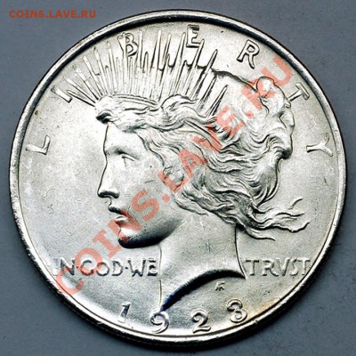 США_серебряный "Peace Dollar" 1923; до 21.07_22.02мск - 6023