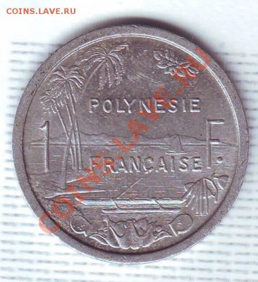 Франц.Полинезия.1 Франк.1965. до 27 Июля - 19650039.JPG