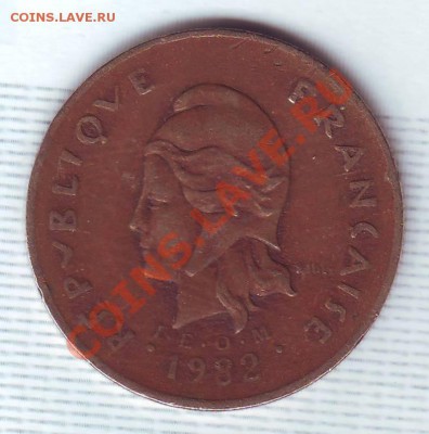 Франц.Полинезия.100 Франков.1982. до 27 Июля - 19820061.JPG