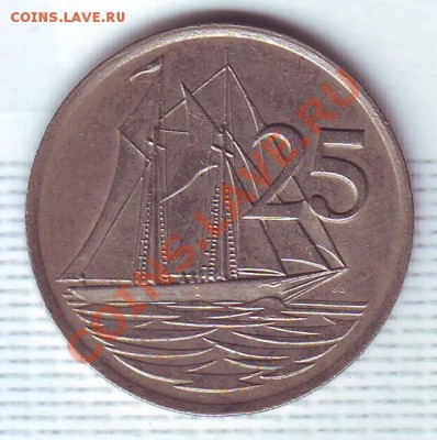 Кайманы.25 Центов.1982.Парусник.до 27 Июля - 19820063.JPG