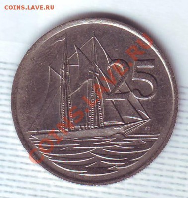 Кайманы.25 Центов.1987.Парусник.до 27 Июля - 19870051.JPG