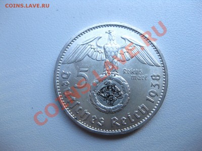 ГЕРМАНИЯ,РЕЙХ,5 МАРОК 1938 F (ГИНДЕБУРГ,свастика,Ag)!до25.07 - IMG_0010.JPG