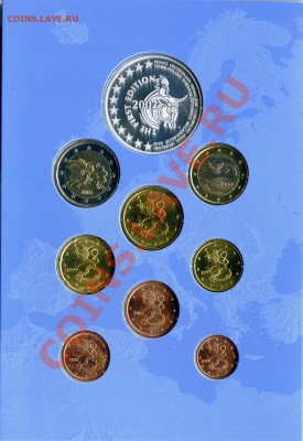 Набор "the first circulation euros " с Ag медалью. На оценку - img070-25