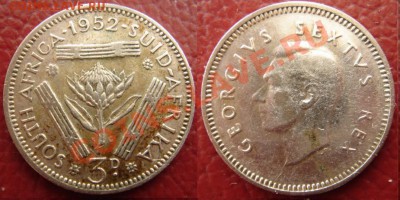 ЮАР: Ag-500 3 пенса 1952 Георг 6 до 31.07.13, 22-00 - ЮАР 3 пенса 1952.JPG