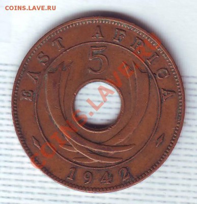 Брит.Вост.Африка.5 Центов.1942. до 30 июля - 19420074.JPG