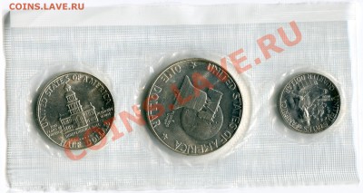 Набор монет США 1976 (25,50,1$), до 26.07.2013 в 22-00 Мск - Сканирование__199
