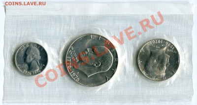 Набор монет США 1976 (25,50,1$), до 26.07.2013 в 22-00 Мск - Сканирование__198