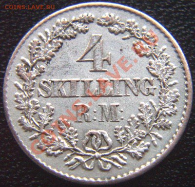 Дания_4 скиллинга 1856. Окончание 25.07_22.02мск - 6056