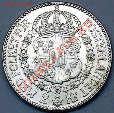 Швеция_2 кроны 1938; серебро; до 25.07_22.04мск - 6010