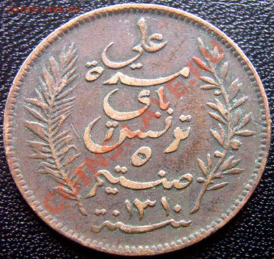 Французский Тунис_5 сантимов 1893; до 25.07_22.06мск - 5920