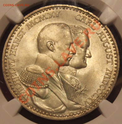 3 марки 1915MS66  ,1930 MS65,1927MS63 ,5 марок 1906MS63 - IMG_5311.JPG