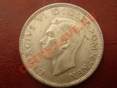 2 кроны 1939 Георг 6 до 31.07 22-0 - Полукрона 1939-2.JPG