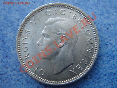 Великобритания: Ag-500 6 пенсов 1945 ДОСТОЙНЫЕ! до 01.08 22 - 6 пенсов 1945-2.JPG