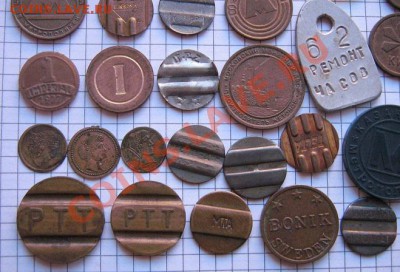 Жетоны : 34 шт из разнообразных оборотов до 31.7  в 22-00 мс - 18.01.2013 г 161.JPG