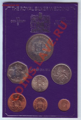 В.Британия.Набор монет.1971-1973.UNC. до 1 Августа - 1971-730001.JPG