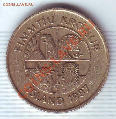 Исландия.50 Крон.1987.Краб. до 1 Августа - 19870052.JPG