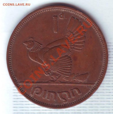 Ирландия.Пенни.1942.Курица.до 2 августа - 19420084.JPG