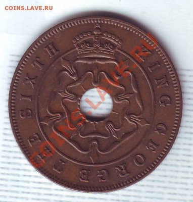 Ю.Родезия.Пенни.1951. до 2 августа - 19510054.JPG