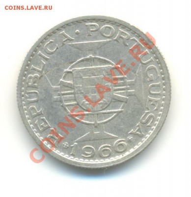 Ag. Португальский Мозамбик 10 эскудо 1966. до 31.07 22.00 - 3