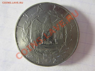 Италия 2 лиры 1939. - IMG_2286