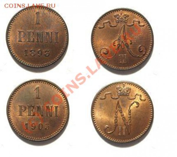 1 пенни 1895 - 1893