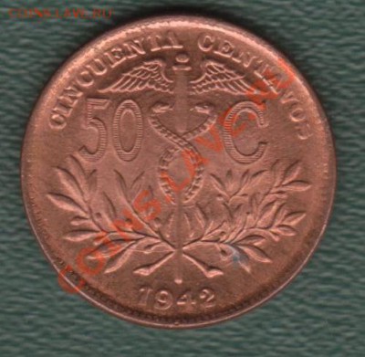 Боливия, 50 Сентавос 1942 (30.07) - 49