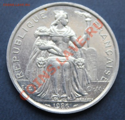 НОВАЯ КАЛЕДОНИЯ 5 франков 1986г. UNC  до 4.08.2013г. в 22-00 - IMG_6894.JPG