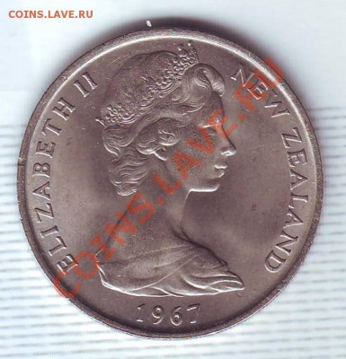 Н.Зеландия.20 Центов.1967.Блеск. до 3 Августа - 19670040.JPG