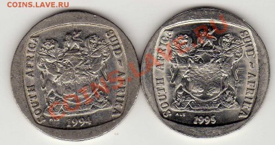 Ю.Африка 5 рэндов 1994-95 Гну (2шт) до 05.08.13 в 22ч (5678) - img281