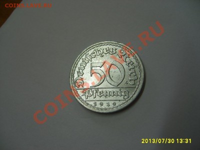 ВЕЙМАР,50 ПФЕННИГОВ 1919А(Al,VF+)!!до 2.08.2013 - S6000152.JPG