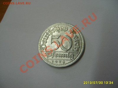 ВЕЙМАР,50 ПФЕННИГОВ 1920 D (Al,VF+)!!до 2.08.2013 - S6000160.JPG