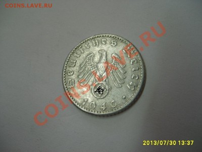 РЕЙХ,50 ПФЕННИГОВ 1940 А (Al,VF)!!до 2.08.2013 - S6000173.JPG