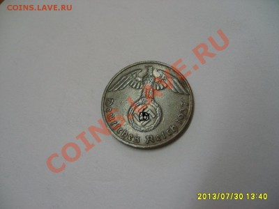 РЕЙХ,1 ПФЕННИГ 1937 D ( бронза,свастика)!!до 2.08.2013 - S6000183.JPG