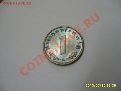 РЕЙХ,1 ПФЕННИГ 1938 А ( бронза,свастика)!!до 2.08.2013 - S6000180.JPG