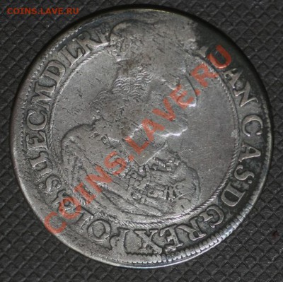 с РУБЛЯ 1 орт (18 гр) 1660 г (1666 г) редкая  Данциг ХАЛЯВА! - ОРт-1