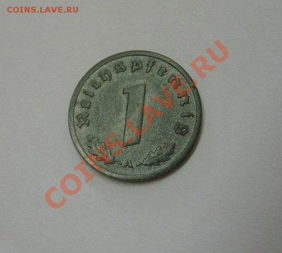 ТРЕТИЙ РЕЙХ,1 ПФЕННИГ 1945 А (свастика,цинк)!!до 2.08.2013 - S6000140.JPG