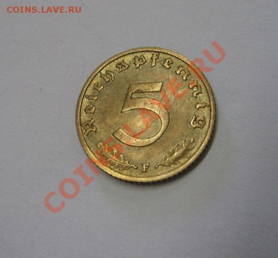 ГЕРМАНИЯ,5 РЕЙХСПФЕННИГОВ 1938 F ( ал.бронза)!!до 1.08.2013 - S6000223.JPG