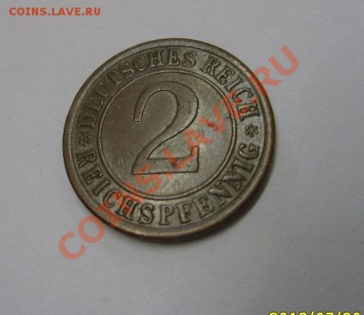 ВЕЙМАР,2 РЕЙХСПФЕННИГА 1924 А (бронза,колосья)!!до 1.08.201 - S6000215.JPG