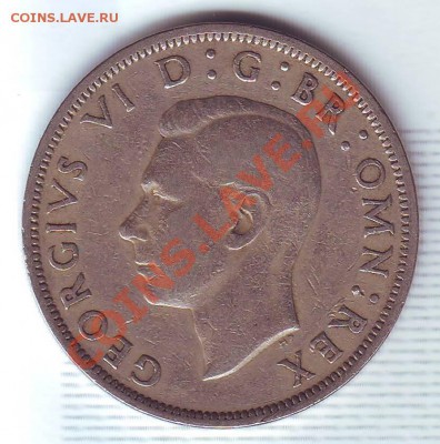 В.Британия.Пол Кроны.1948.Георг 6. до 5 Августа - 19480040.JPG