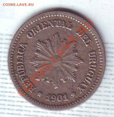 Уругвай.2 Сентесимос.1901. до 5 Августа - 19010008.JPG